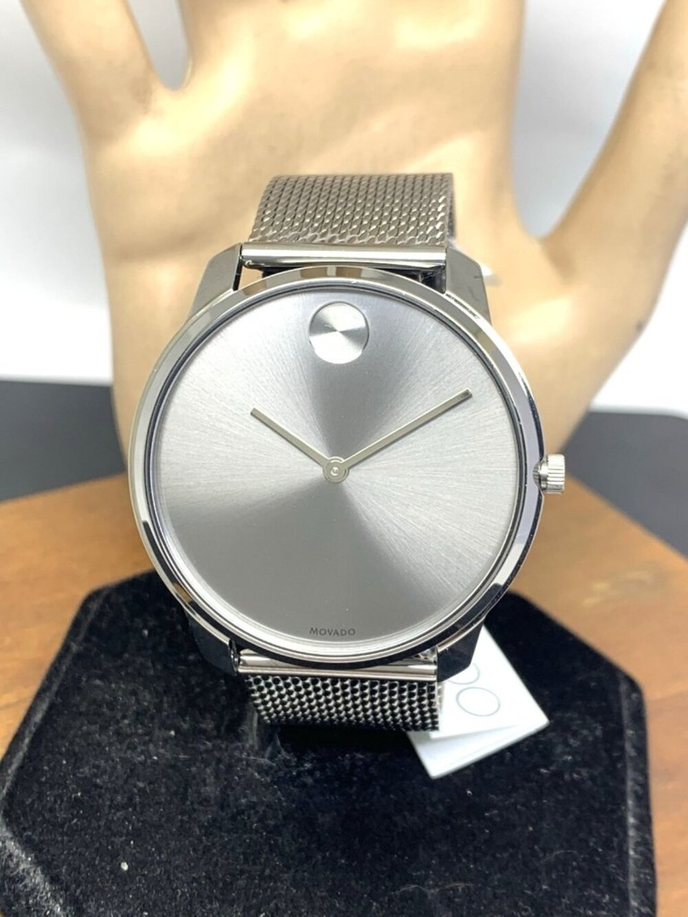 Movado Men's Watch 3600599 Bold Swiss Quartz Gray Dial Gunmetal Steel Band 42mm